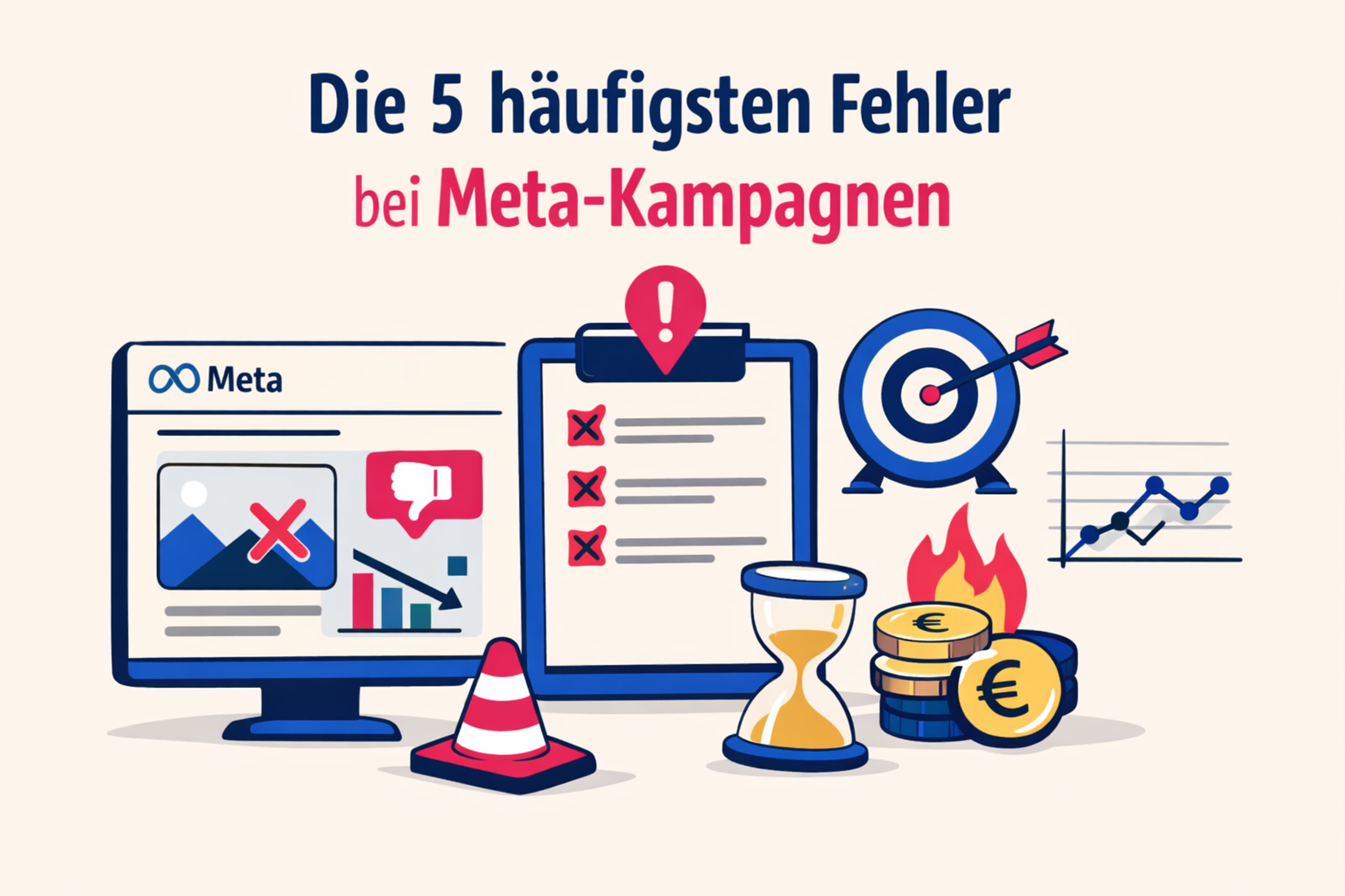 The 5 most common mistakes in Meta campaigns — and how to avoid them